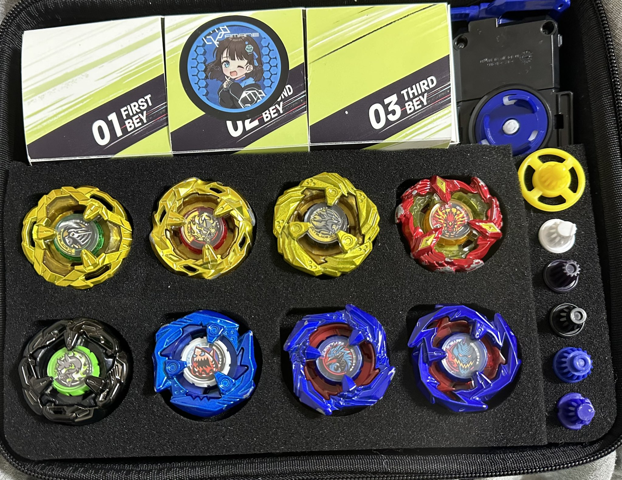 ベイブレードX 50個セット ドランソード　メタルコートブルー　コロコロ 最重】コロコロ付録のドランソード「メタルコート:ブルー」の