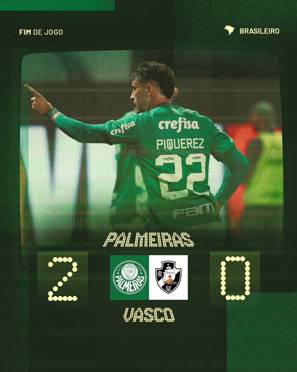 Palmeiras's tweet photo. SEXT🔛? 🍻

APITO FINAL, HAPPY HOUR… MAIS TRÊS PONTOS E VOCÊS JÁ ESTÃO LIBERADOS PRA BEBEREM TODAS QUE VIEREM! 🤪

🏆 Palmeiras 2x0 Vasco
⚽ Piquerez e Rony

#AvantiPalestra #PALxVAS
#JuntosNoBrasileirão https://t.co/OcLyNqAK66