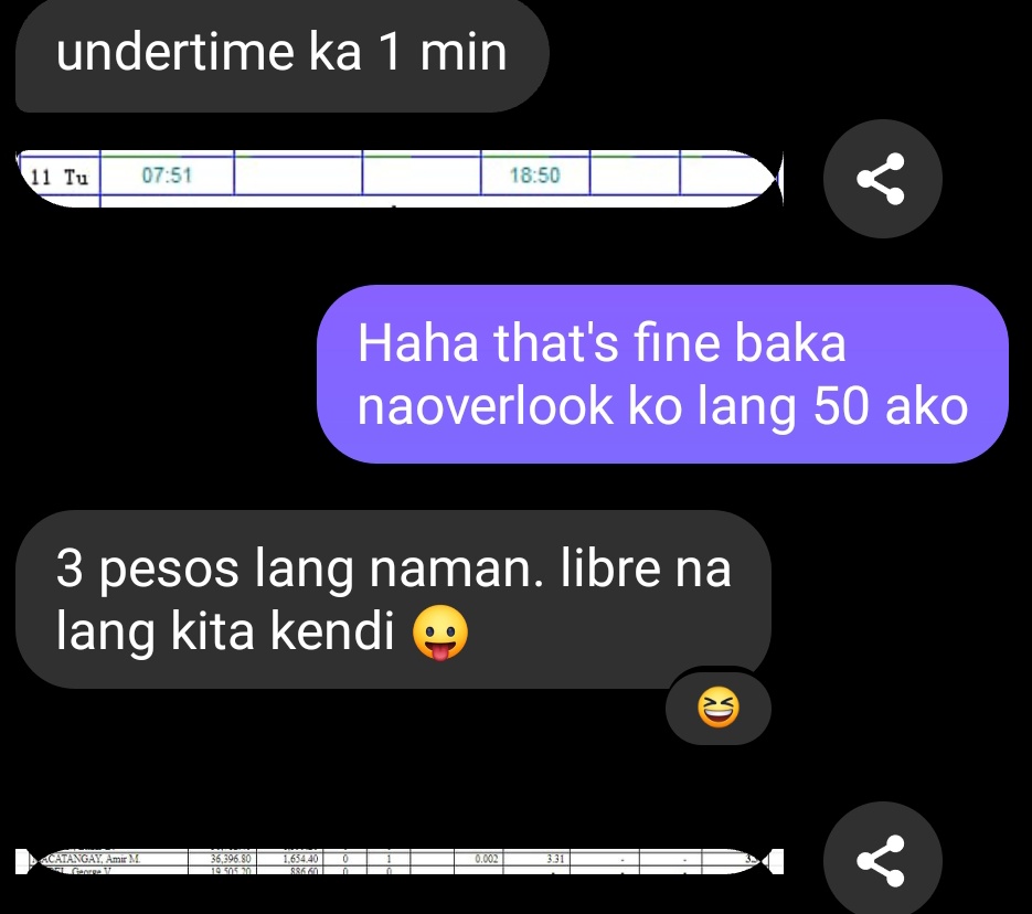 im_miroo's tweet photo. utas na sa HR may kaltas daw ako AHHAHAHAHAHA 3.31 pesos https://t.co/uWXRIxKjKQ