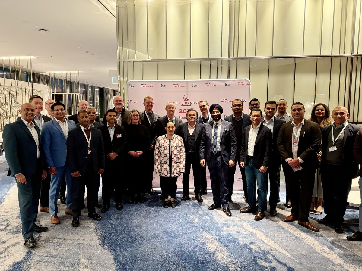 Harsh_Soin's tweet photo. Tech M hosted ‘ Fulcrum’ , a day of exploring possibilities for exponential growth for Tech Mahindra at the APJ region with ISG - a leading Global research and IT Advisory firm. It was a fabulous day spent with Michael Gale, Sandie Breese, James Deacon, Jarrod Magill and the entire Tech M and ISG Teams ..