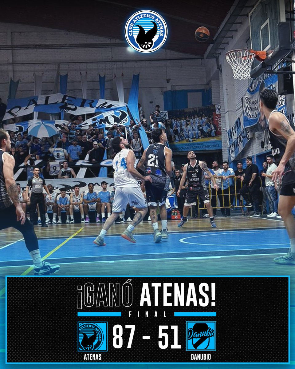 clubaatenas's tweet photo. QUE LINDO VOLVER A CASA ASÍ 🤩🩵🤍

Atenas (87) venció a Danubio (51) por la fecha 2. 

⚪🔵 LEVANTA LAS ALAS UN NUEVO ATENAS ⚪🔵 https://t.co/FkRUAJrIgN