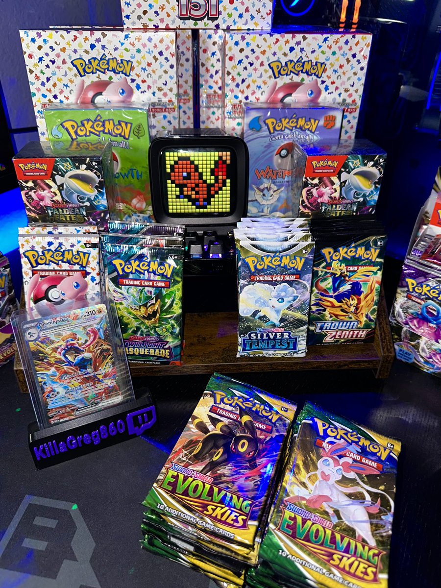 Let's help get our small TikTok shop out there! Our live Pokemon TCG shop!   TikTok: KillaGreg860
