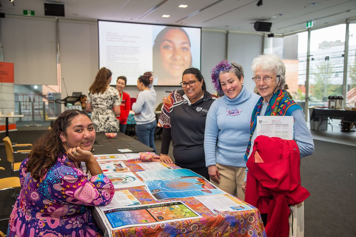 UCRH_NC's tweet photo. A big shoutout to David Edwards, Sharnie Roberts and @TalahLaurie who took part in the first @Sydney_Uni  Aboriginal and Torres Strait Islander Academic Showcase. Great for them to talk up the work of WellMob CRE-STRIDE and more and great for UCRH to be so well represented. https://t.co/heDtbrMyZC