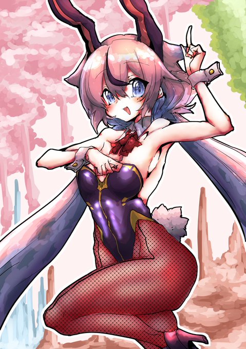 今日の日課はバニーガール鳴花ヒメちゃんです 