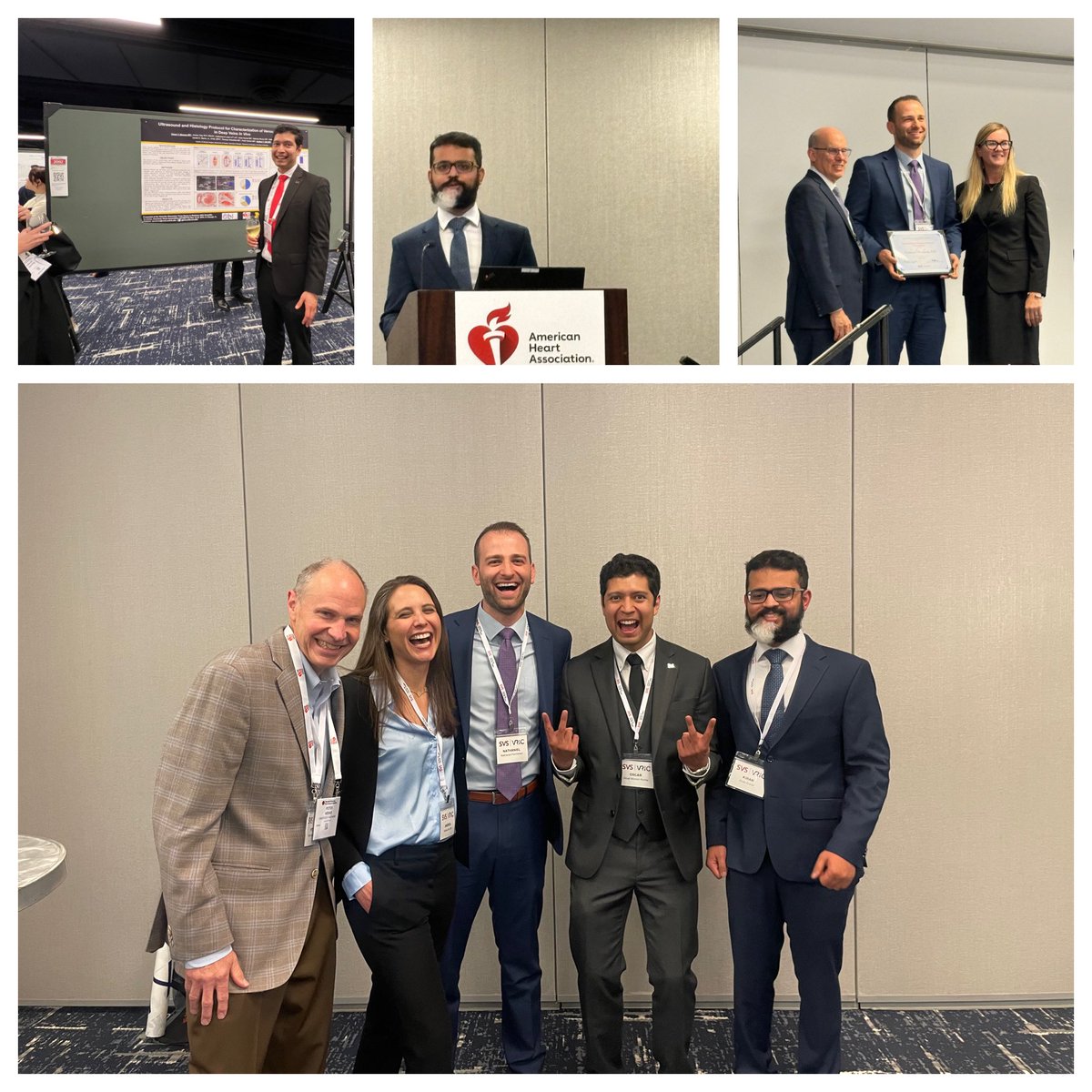 Andrea Obi MD (@andreaobimd) on Twitter photo #tbt to last month <a href="/AHAMeetings/">AHAMeetings</a> and <a href="/VascularSVS/">Society for Vascular Surgery</a> VRIC- <a href="/OscarMorenoMD/">Oscar Moreno, MD</a> <a href="/kikumar_UM/">Kiran Kumar</a> & Nate Parchment showcasing their work and enjoying the collaborative & collegial vascular biology community. V is for VEINS!!! <a href="/henke1965/">peter henke</a> <a href="/BTBKGMD/">Katherine Gallagher</a> <a href="/UoMVascSurgery/">UoM Vascular Surgery</a> #tbt to last month <a href="/AHAMeetings/">AHAMeetings</a> and <a href="/VascularSVS/">Society for Vascular Surgery</a> VRIC- <a href="/OscarMorenoMD/">Oscar Moreno, MD</a> <a href="/kikumar_UM/">Kiran Kumar</a> & Nate Parchment showcasing their work and enjoying the collaborative & collegial vascular biology community. V is for VEINS!!! <a href="/henke1965/">peter henke</a> <a href="/BTBKGMD/">Katherine Gallagher</a> <a href="/UoMVascSurgery/">UoM Vascular Surgery</a>