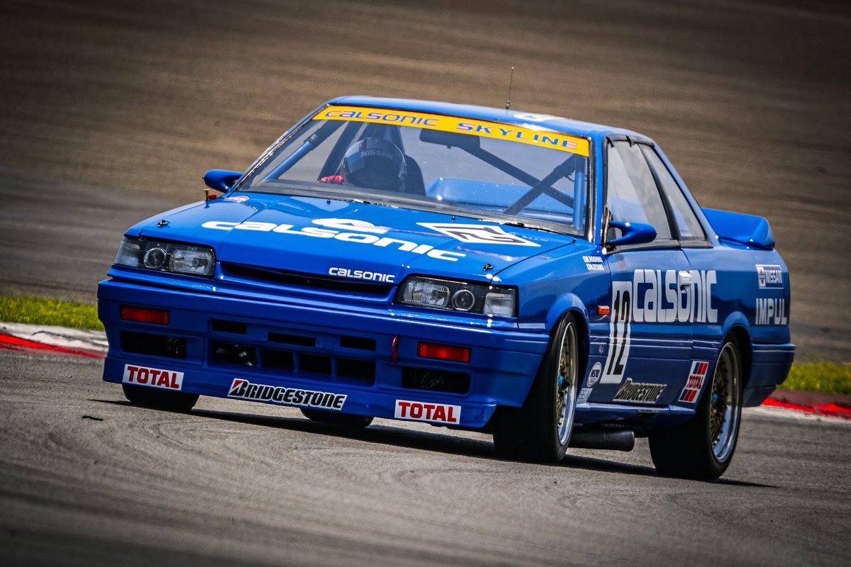 カルソニックスカイラインR31が35年振りに富士スピードウェイに帰っ