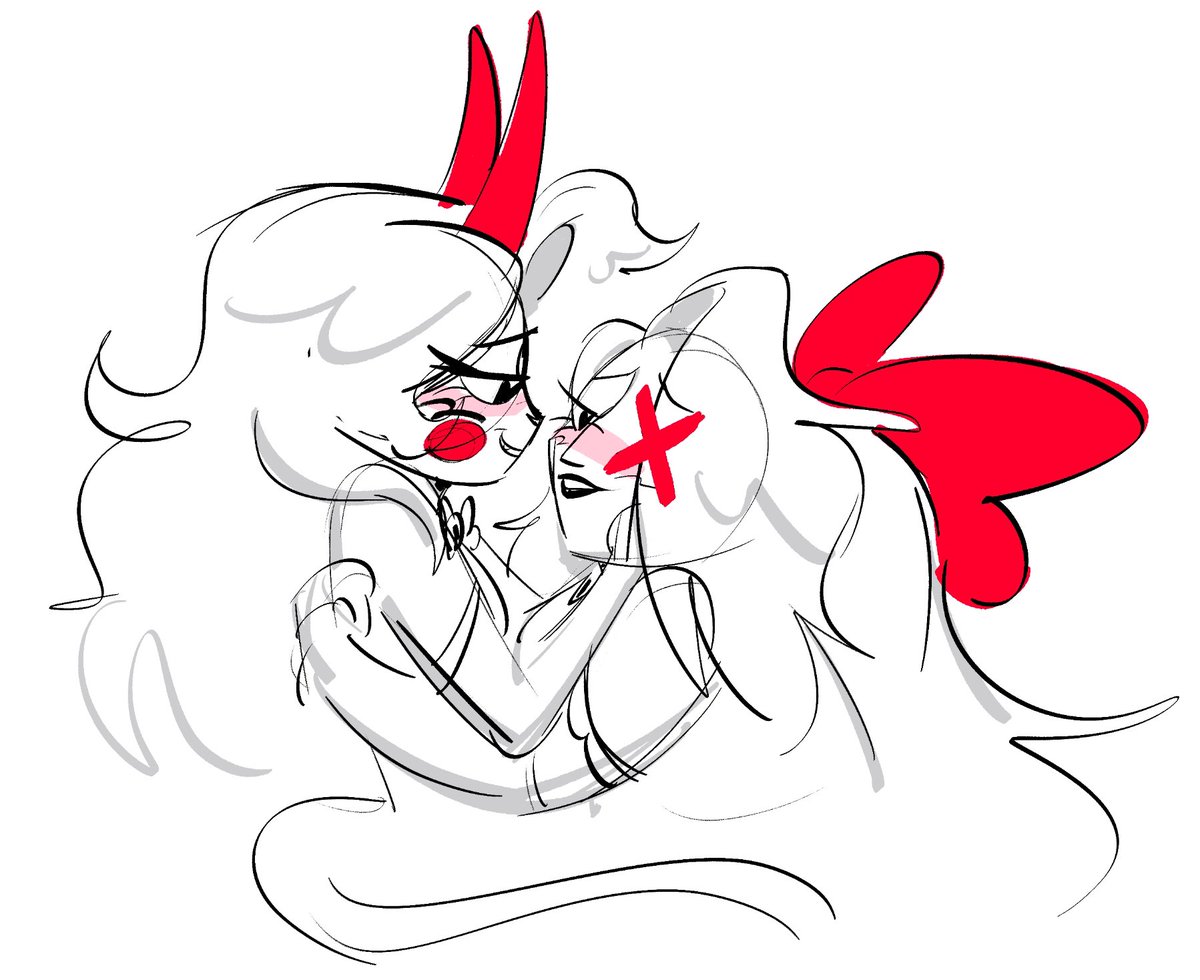 SealChomps's tweet photo. Another quick Chaggie doodle #HazbinHotel https://t.co/Bwrgr1GoOO