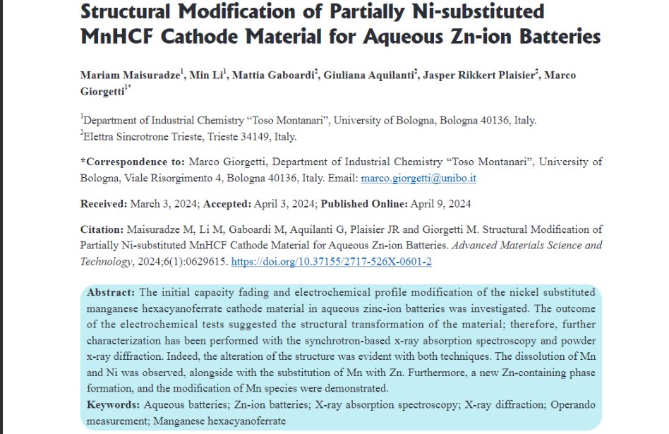 Advanced Materials Science and Technology tweet media