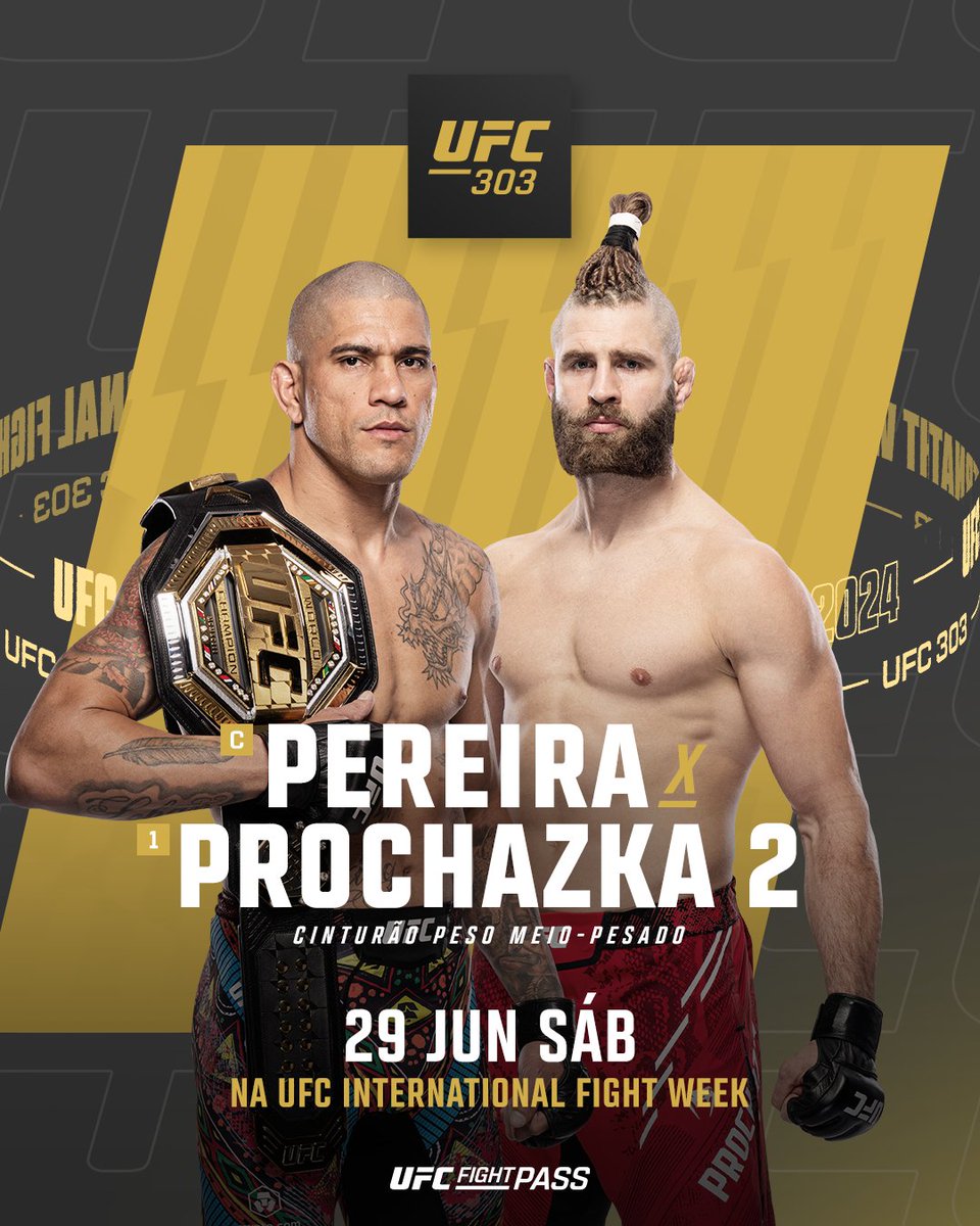 UFCBrasil's tweet image. 🚨 🇧🇷🏆 @AlexPereiraUFC e @Jiri_BJP fazem a nova luta principal do #UFC303, em 29 de junho 🚨

Saiba mais: ufc.ac/3Xni6Al