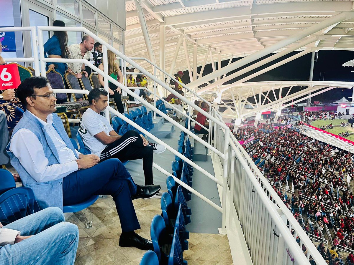 Last night at Brian Lara Cricket Academy, Tarouba , Trinidad - West Indies vs New Zealand T20 World Cup match - close contest, thrilling Cricket at midnight