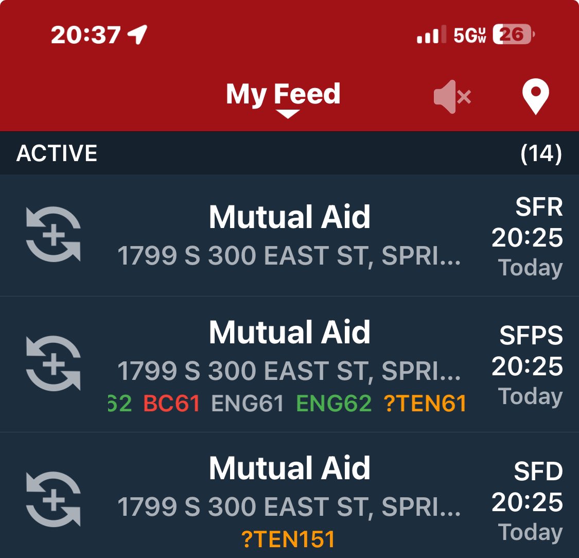 SLCScanner's tweet image. #BreakingNews 1799 S 300 E #Springville. Crews on scene/still responding to a tree that was on fire. It extended to some brush, back porch of a residence and now the residence. It is significantly involved. This is now a #2ndAlarm fire with heavy smoke/flames through the roof.