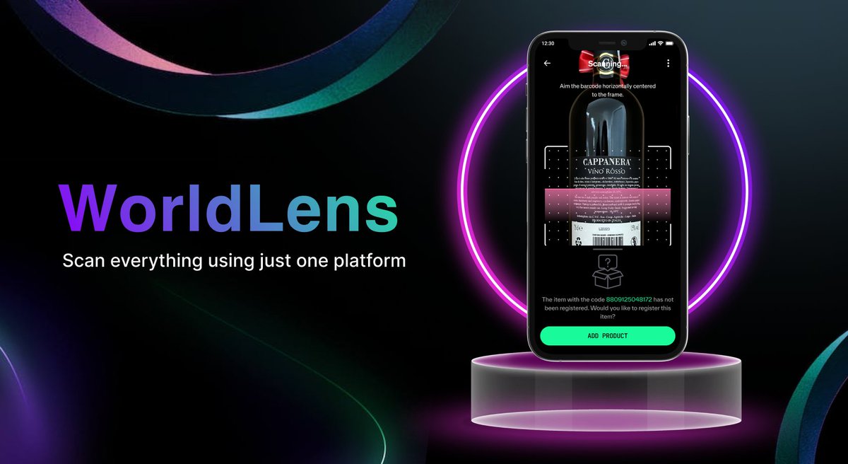 WorldLens_IO's tweet photo. 🔓 Unlocking trust with every product! 🌟

💻 Every product scanned on #Worldlens is tagged with a unique digital identifier securely stored on the #blockchain, ensuring seamless verification of authenticity and supply chain history ⚡️🔗 https://t.co/Ng79C47Ast