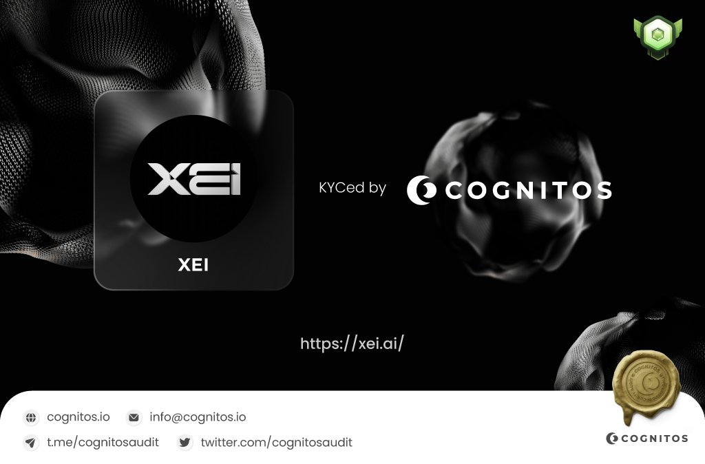 This KYC Verification certifies that the mentioned project has been virtually verified by Cognitos.

🎖This Certificate is Proudly Presented To <a href="/xei_official/">xei.ai</a> 
 ▫️Full KYC Report 
cognitos.io/xei-kyc