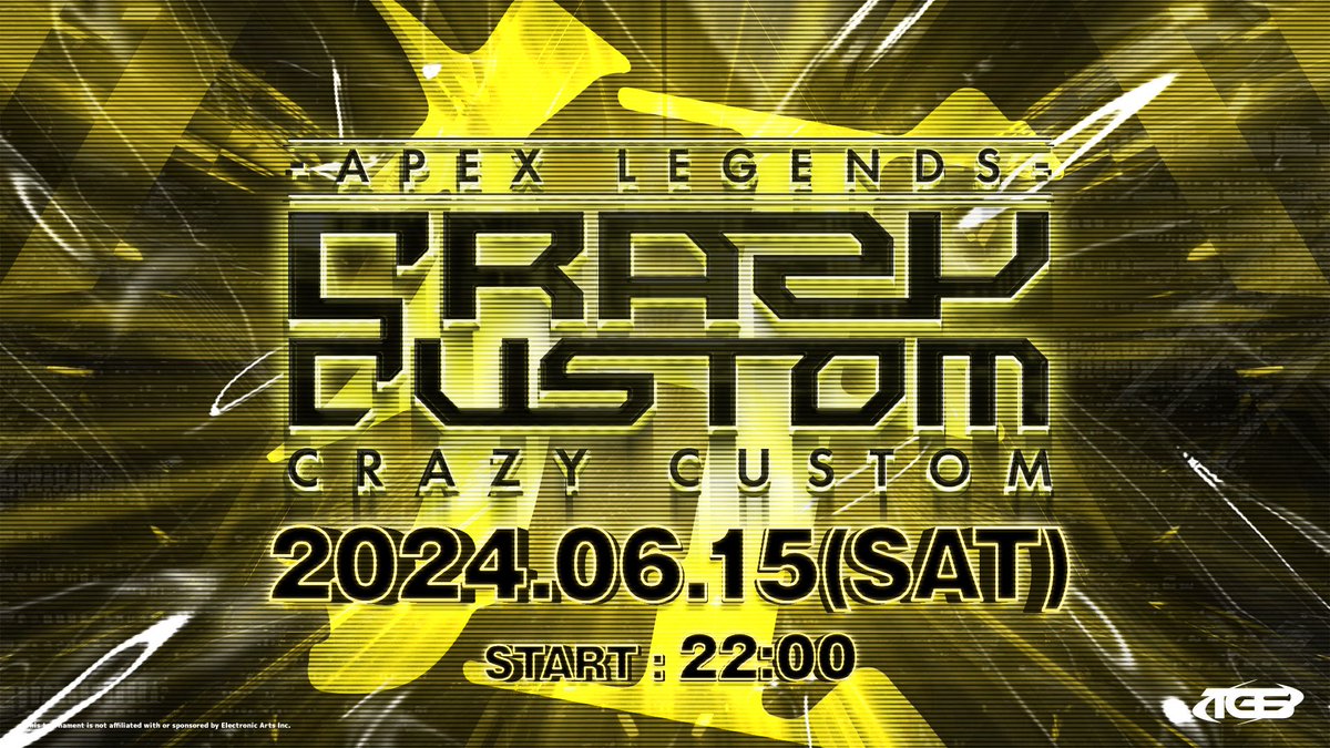 JP_shinji777's tweet photo. ついに、明日開戦、『第３回Crazy Custom』プラチナ以下APEX大会‼️

応募多数の中から幸運にも出場できたチームを発表します❕
どのチームにも優勝の可能性があります！

本配信に推しチーム応援コメントお待ちしております❕

本配信先URL⤵️
https://t.co/vF000AhRZz https://t.co/dlJl1uLTrH