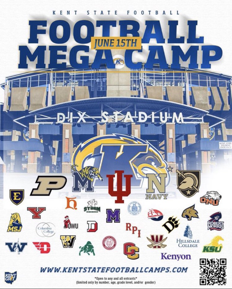 Christian Dunbar (@c41dunbar) on Twitter photo I will be attending the Kent State Mega Camp June 15th! Waited too long for this. <a href="/saulter_charles/">Coach Saulter</a> <a href="/KentStFootball/">Kent State Football</a> I will be attending the Kent State Mega Camp June 15th! Waited too long for this. <a href="/saulter_charles/">Coach Saulter</a> <a href="/KentStFootball/">Kent State Football</a>