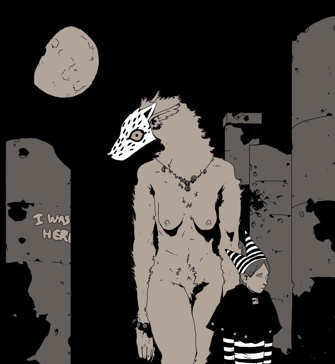 As per the while self-indulgent nsfw work thing (see previous post)