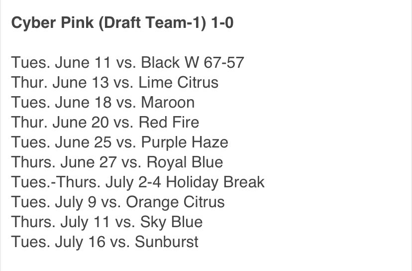 Come and support your local SLAYERS at Kelly bolish every Tuesday and Thursday