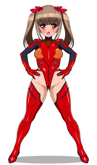 ハイレグプラグスーツなしづねちゃん
初期の赤いやつver 