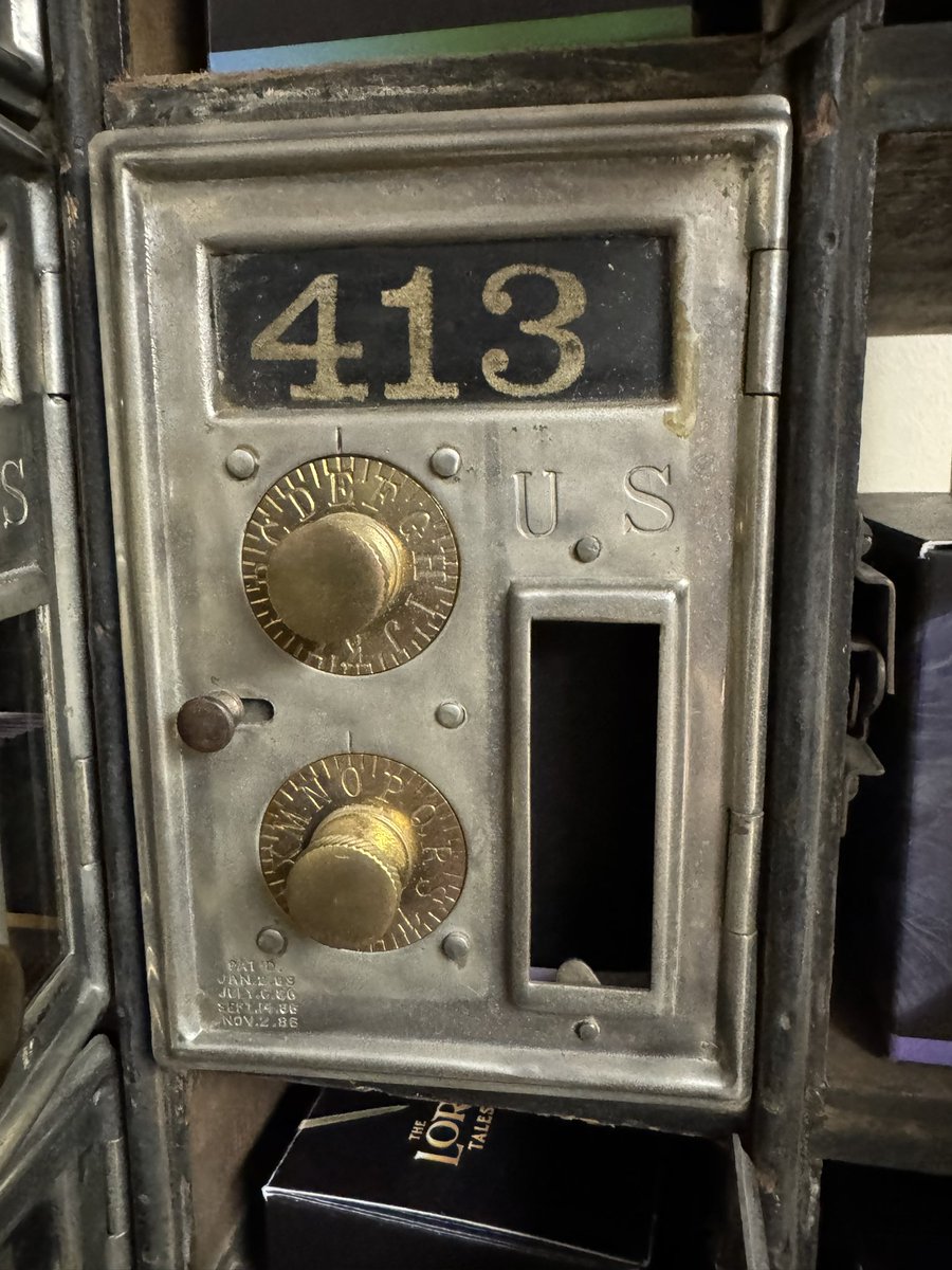 My wife found these antique P.O. Boxes and thought of me. 

Get yourself a person who loves you and appreciates your nerd hobbies. I am the luckiest man alive. #MagicTheGathering