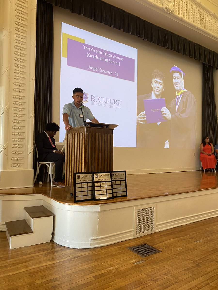 RockHighPres's tweet photo. Great to celebrate our Hurtado Scholars tonight! And congratulations to our Fire That Kindles Other Fires Awardees: Anita and Bob ‘93 Paredes!  Thanks to Angel Becerra ‘24 for his remarks.  AMDG https://t.co/8UZvyG544x