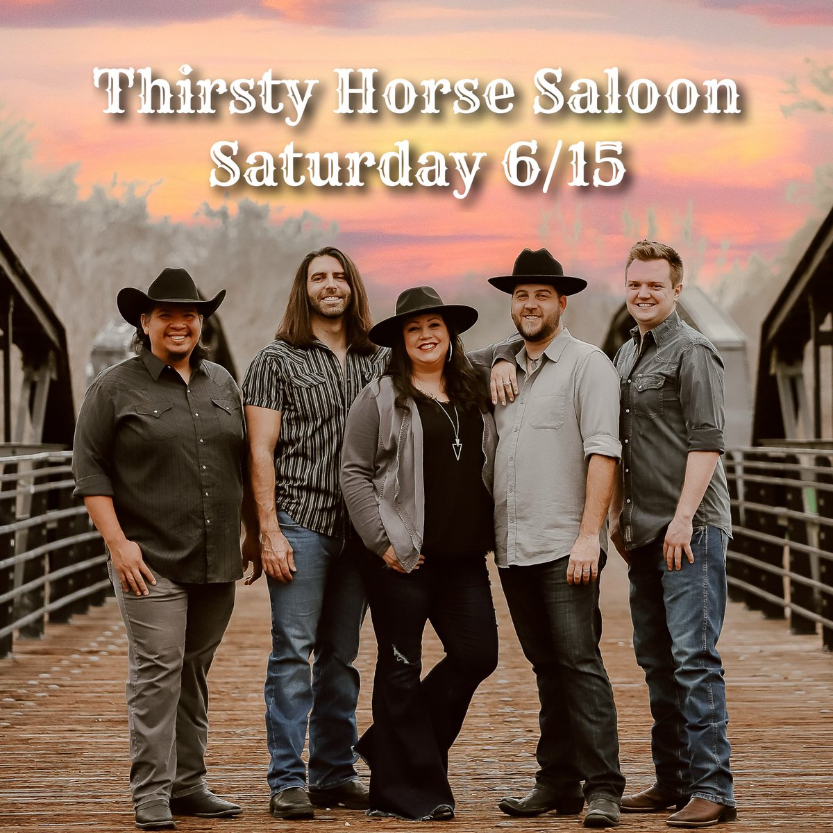 We’re back at the one and only Thirsty Horse Saloon this Saturday!!  Come on out and have some fun with us!! #smalltownhabit #texasmusic #thirstyhorsesaloon #livemusic