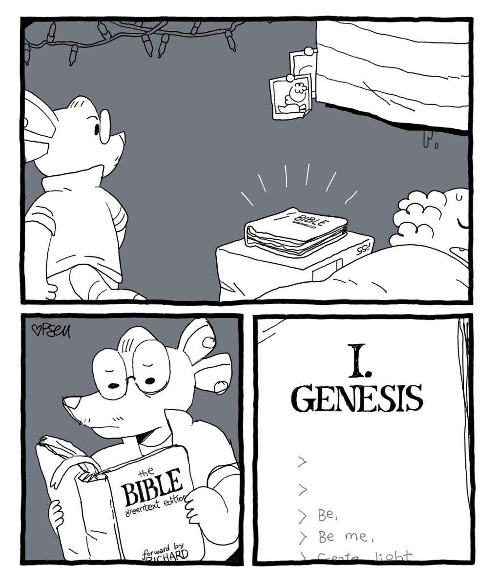 pseudonymjones's tweet photo. the bible https://t.co/UeUx7NUEvU