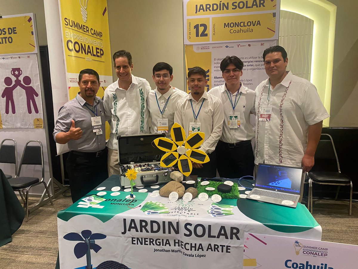 Equipo de #Conalep #Coahuila de <a href="/Conalep_Mva/">Conalep Monclova</a> pasa a la siguiente fase como finalista en el Summer Camp Emprendimiento Conalep 2024. Que se lleva a cabo en la Ciudad de Tampico, Tamaulipas del 12 al 14 de junio
<a href="/alfiovegap/">Alfio Vega</a> <a href="/manolojim/">Manolo Jiménez Salinas</a>