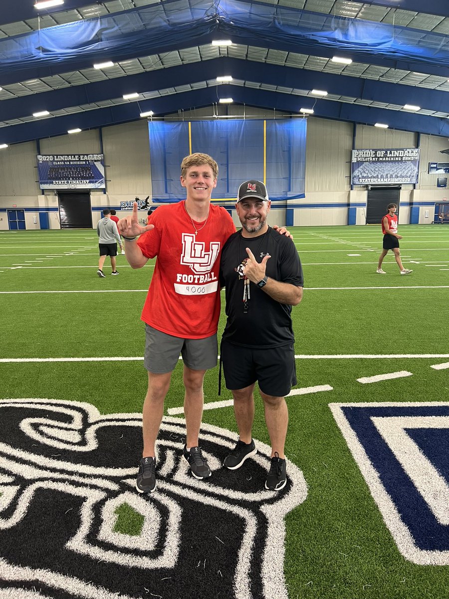 Maddox Maher (@maddox_maher) on Twitter photo AGTG! After a great camp and conversation with <a href="/CoachWillFlem/">Will Fleming</a> and <a href="/CoachRossomando/">Peter Rossomando</a> I’m blessed to announce my first Division 1 offer from Lamar University! <a href="/TRILLDB/">Coach Ford</a> #BoomTown
<a href="/A_Pena4/">Al Pena</a> <a href="/CoachGZimmerman/">Galen Zimmerman</a> <a href="/ben_reid31/">Ben_Reid</a> <a href="/CoachStancik/">Coach Aaron Stancik</a> <a href="/CoachT_Marshall/">Trevor Marshall</a> <a href="/txqb/">Brian Thiebaud</a> AGTG! After a great camp and conversation with <a href="/CoachWillFlem/">Will Fleming</a> and <a href="/CoachRossomando/">Peter Rossomando</a> I’m blessed to announce my first Division 1 offer from Lamar University! <a href="/TRILLDB/">Coach Ford</a> #BoomTown
<a href="/A_Pena4/">Al Pena</a> <a href="/CoachGZimmerman/">Galen Zimmerman</a> <a href="/ben_reid31/">Ben_Reid</a> <a href="/CoachStancik/">Coach Aaron Stancik</a> <a href="/CoachT_Marshall/">Trevor Marshall</a> <a href="/txqb/">Brian Thiebaud</a>