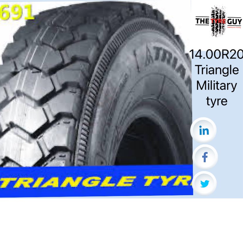 GuyTyre's tweet image. 14.00R20 Military Tyres
