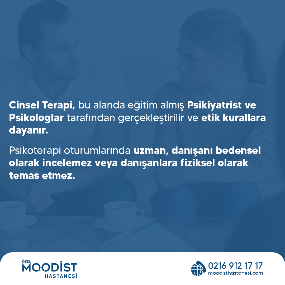 MoodistHastane's tweet image. Cinsel Terapide Neler Yapılmaz ? 

Cinsel Terapi, bu alanda eğitim almış Psikiyatrist ve Psikologlar tarafından gerçekleştirilir ve etik kurallara dayanır. 

#CinselTerapi #PsikiyatriHastanesi #Psikolog #Nöroloji #Moodist