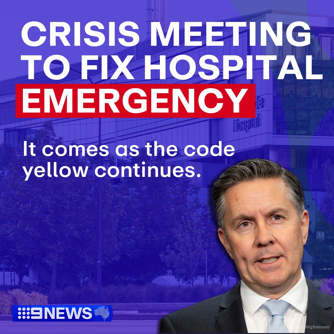 “Everywhere in Australia, the health system is under pressure.”

State health ministers have met with Health Minister Mark Butler in Adelaide today, after calling for more support to fix the failing system in an open letter.

It comes as the code yellow continues across city