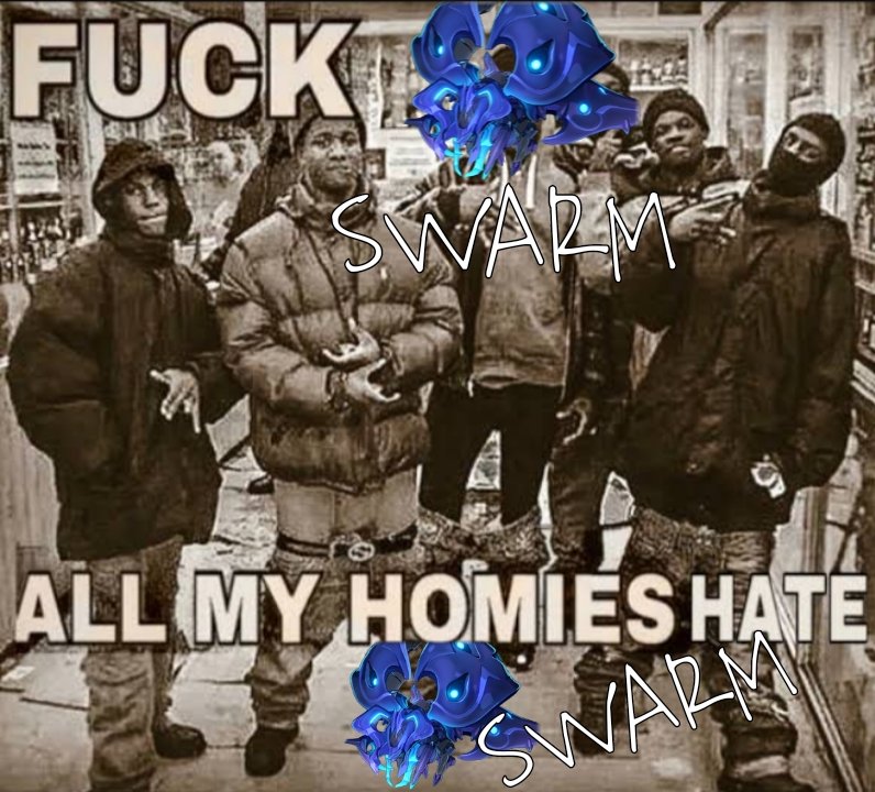 yianz_'s tweet image. fuck swarm