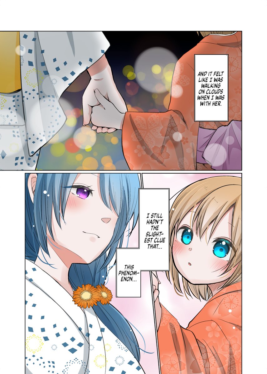 I added color.
This is a piece about Japanese summer festivals, fireworks, and the sadness of first love.
It is my favorite story and I hope many people will read it.
Thanks for your support.
(Actually, it is monochrome.)
https://t.co/DI6qOYtXvT 