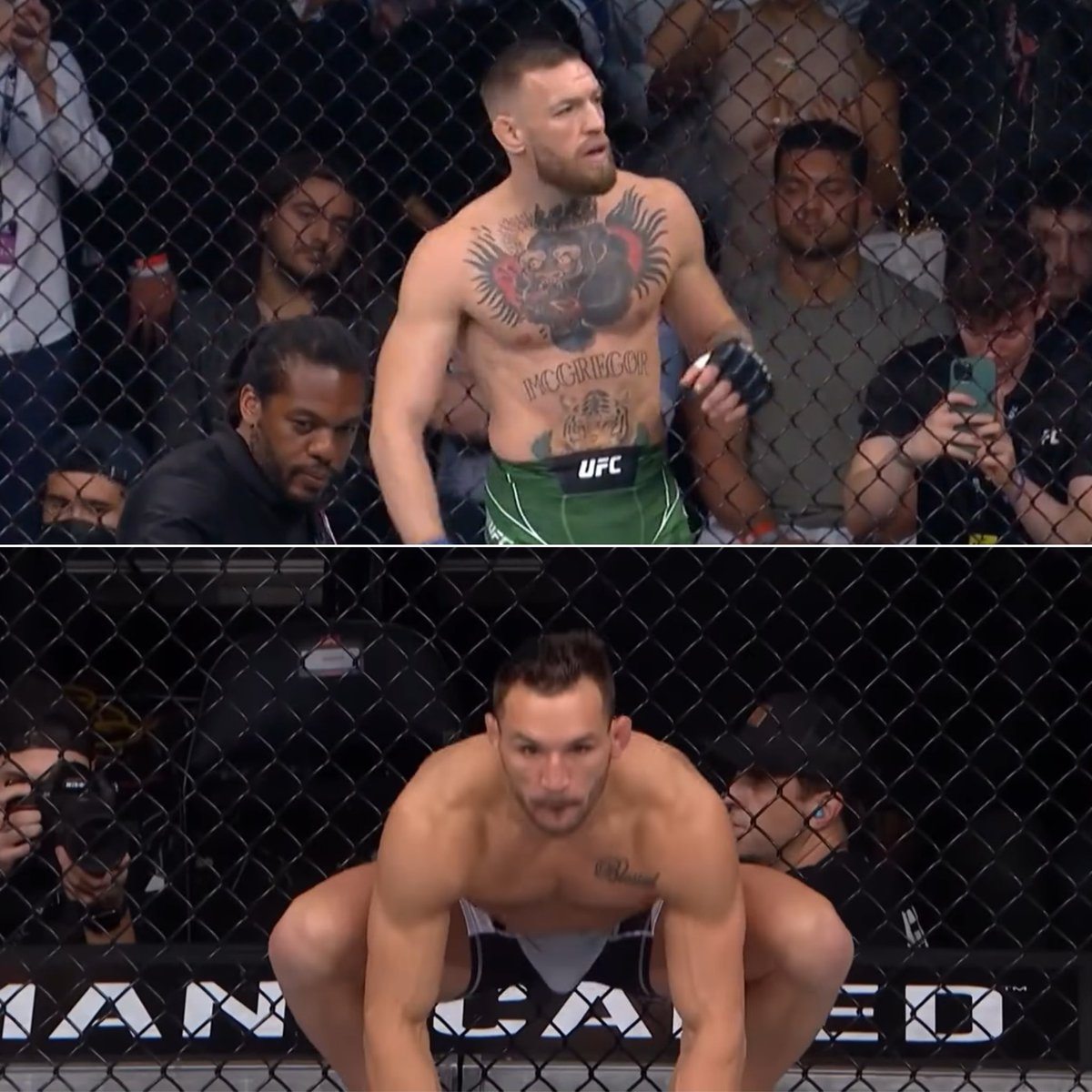 UFC 306 at The Sphere:

Conor McGregor vs Michael Chandler 
Max Holloway vs Ilia Topuria
Sean O'Malley vs Merab Dvalishvili
Alexa Grasso vs Valentina Shevchenko 

PLEASE DANA AND HUNTER 🙏🔥