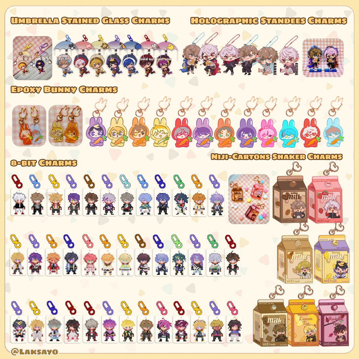 laksayo's tweet photo. Hello! I will  be at ACM this weekend! See you there~ 
part 2 of catalog in thread :> https://t.co/DcWmMfNVZd