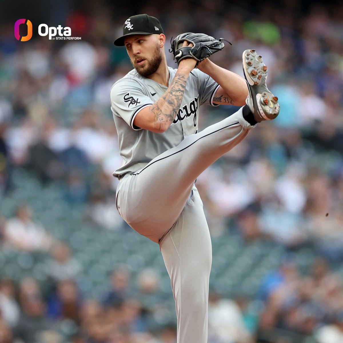 OptaSTATS (@optastats) on Twitter photo The average pitch thrown by Garrett Crochet of the <a href="/whitesox/">Chicago White Sox</a> tonight was 95.6 MPH (including all pitches, not just fastballs).
That's the highest average pitch velocity by any MLB left-hander in an outing in the last 20 years (min. 50 pitches). The average pitch thrown by Garrett Crochet of the <a href="/whitesox/">Chicago White Sox</a> tonight was 95.6 MPH (including all pitches, not just fastballs).
That's the highest average pitch velocity by any MLB left-hander in an outing in the last 20 years (min. 50 pitches).