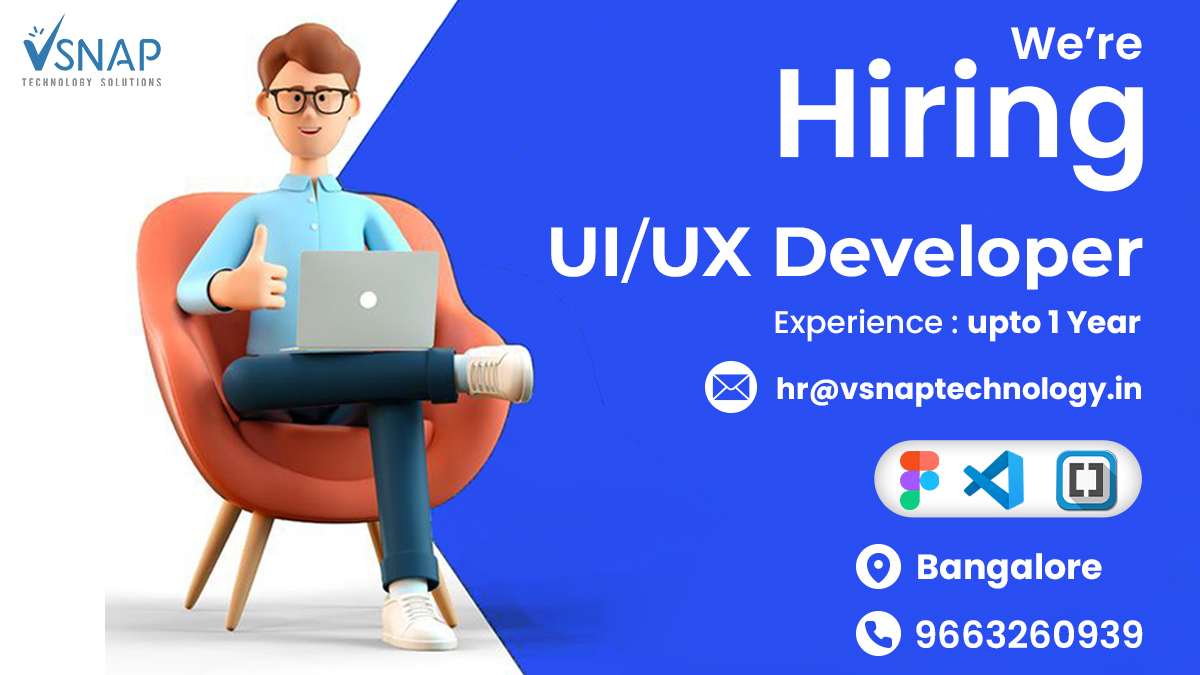 vsnaptechnology's tweet image. We're Hiring! UI/UX Developer Wanted! 🌟
Do you have up to 1 year of experience with Figma, Brackets, or Visual Studio? We're looking for you!
📧 Send your resume to hr@vsnaptechnology.in and kickstart your career with us!
#UIUXDeveloper #TechJobs #Hiring #BangaloreHiring