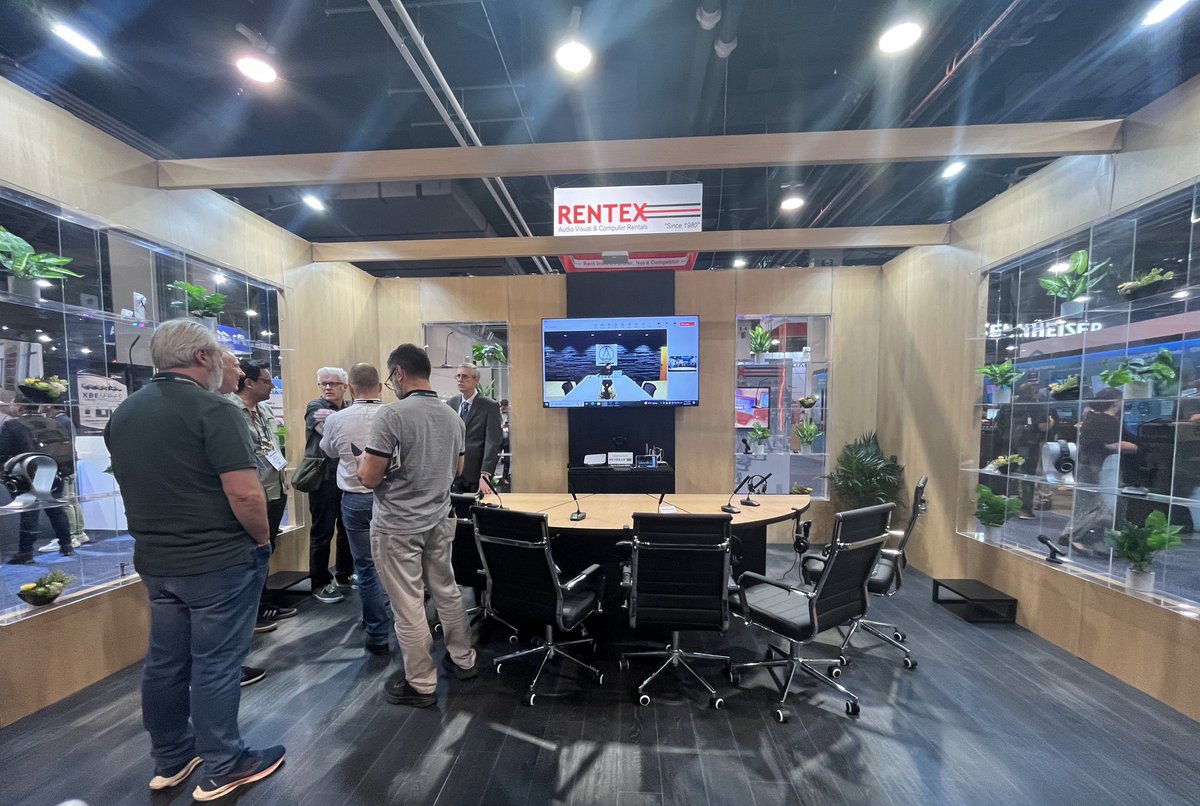 alyssa_borelli's tweet photo. On Day 2 of #InfoComm24 @USAudioTechnica highlights its VISCA over IP &amp; voice lift technology for sound reinforcement in large rooms. Stop by booth C5619 to learn more! #avtweeps https://t.co/tjl70x6NV8