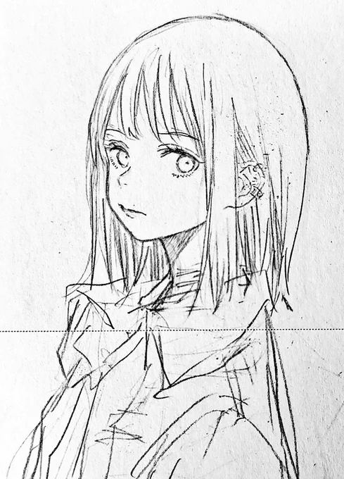 A little during lunch break_✍Drawing 