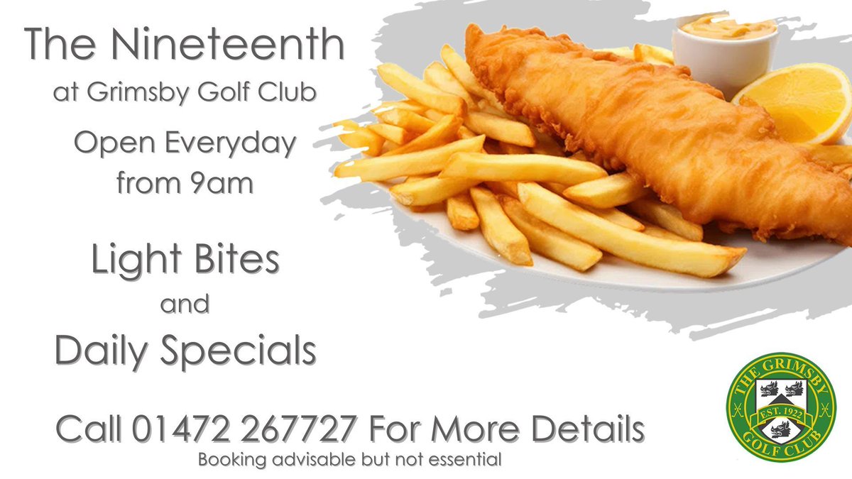 ⛳🥪LUNCH WITH A VIEW🥪⛳ Selection of Light Bites and Main Meals from our Daily Specials Board with lots of Homemade options You don't have to be a member to dine with us 🙂 Booking advisable but not essential - 📞 01472 267727 
#lunch #view #golfclub #golfclubhouse #2024 #ggc