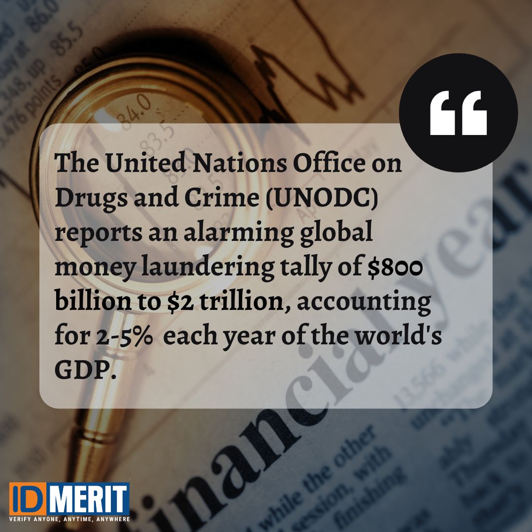 id_merit's tweet photo. From #moneylaundering to #fraud, the UNODC reveals an astonishing truth.

#IDMERIT #IdentityVerification #DigitalIdentity #kyc #kyt #kyb #aml #VideoKYC #Fintech #financialFraud #Secureyourdigitalidentity #IDMERITSolutions #DocumentVerification #Security #FraudPrevention https://t.co/90KxdNKIzO
