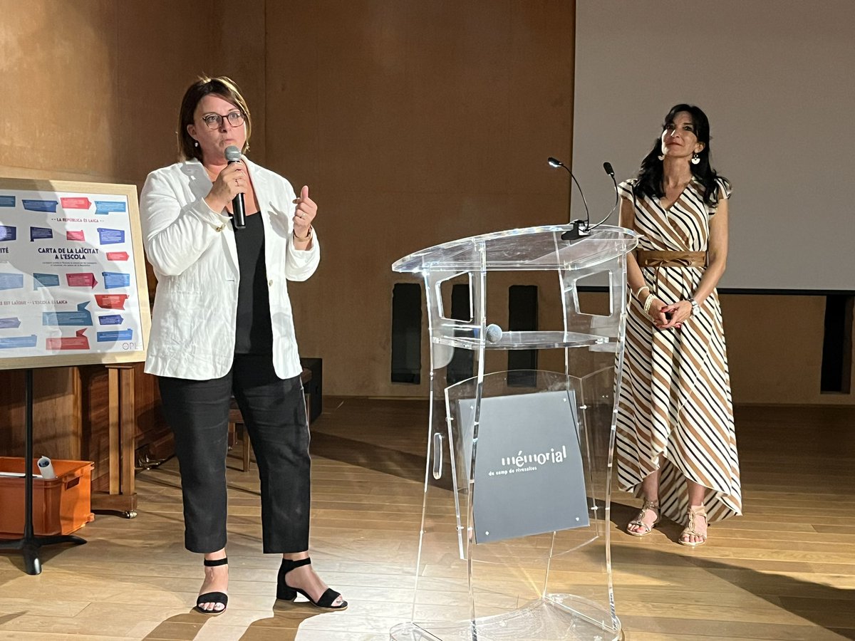 DSDEN des Pyrénées-Orientales (@dsden66) on Twitter photo Conférence conclusive des premières « Rencontres de la laïcité » par Frédérique de la Morena qui est revenue sur le périmètre de la liberté de conscience et sur les motivations de la loi du 15 mars 2004. Chaleureux remerciements de <a href="/LaureArino/">Anne-Laure Arino</a> IA-Dasen et de Mme Sala-Pons Conférence conclusive des premières « Rencontres de la laïcité » par Frédérique de la Morena qui est revenue sur le périmètre de la liberté de conscience et sur les motivations de la loi du 15 mars 2004. Chaleureux remerciements de <a href="/LaureArino/">Anne-Laure Arino</a> IA-Dasen et de Mme Sala-Pons
