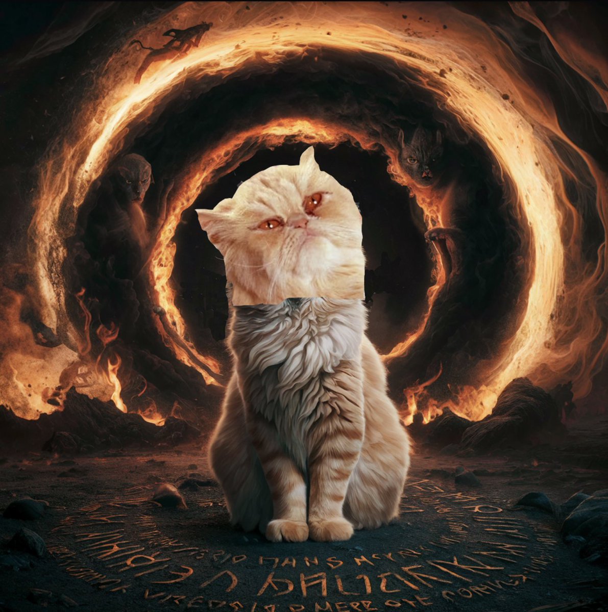 Who said runes don't have utility?

Using a circle of Butternut runes, you can open a portal to travel through dimensions. 😼😼

Do not try this at home! 😹