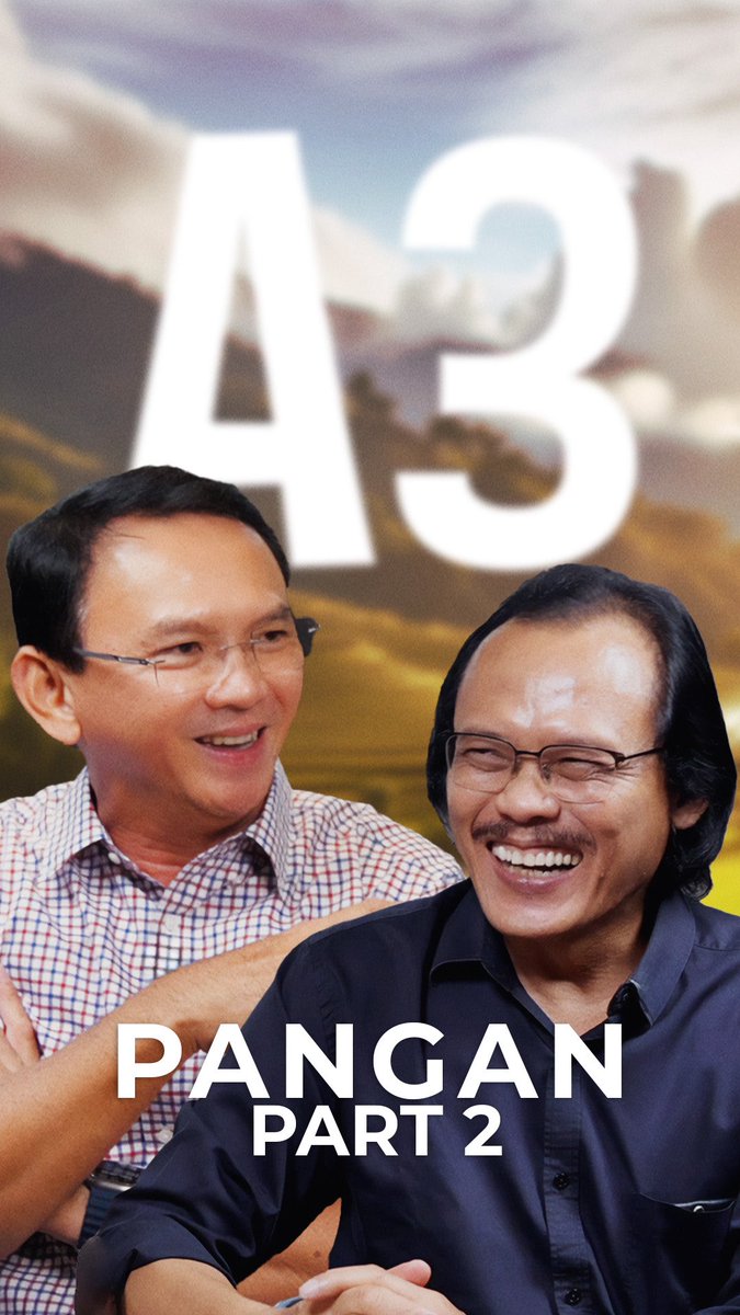basuki_btp's tweet photo. Lanjut tonton diskusi tentang pangan antara Ahok dan Prof. Dwi Andreas Santosa: 
https://t.co/3gfZHMzfXV https://t.co/sB6Al9bKeM