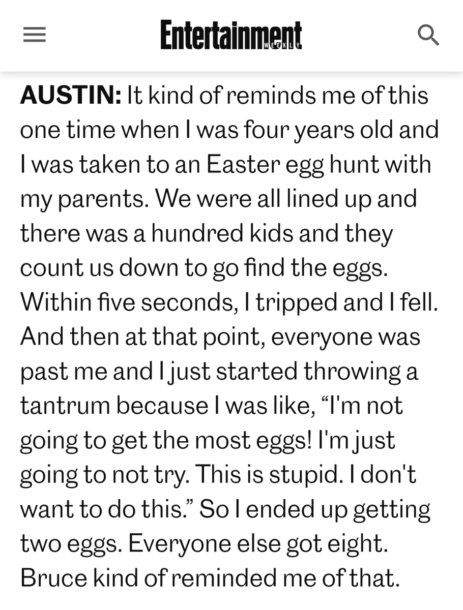 evacoon's tweet image. Austin was actually around five and half, and he didn't get any eggs from the Easter Hunt, our family's last one! I have a video to prove it!  😂😂😂
#Survivor  #Survivor45