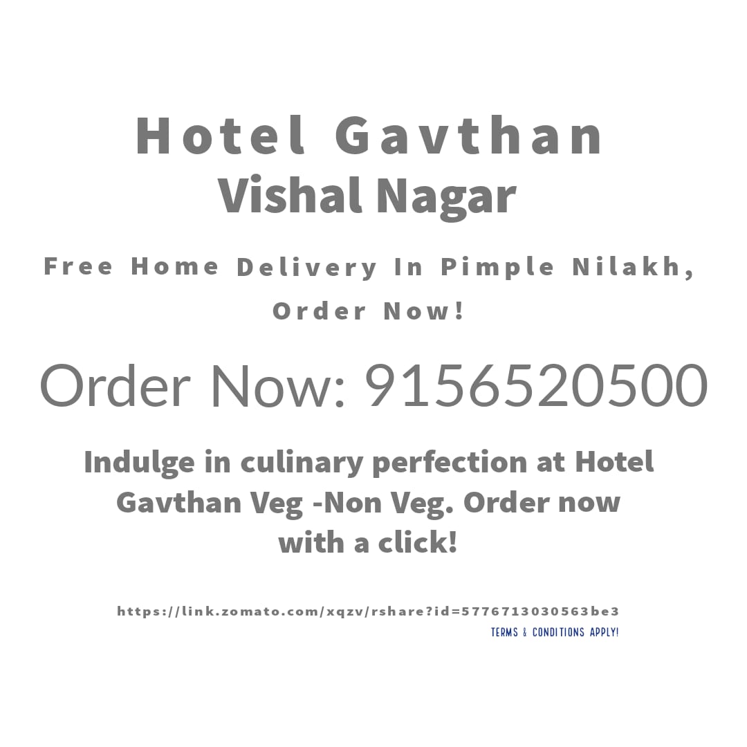 Best Non Veg Restaurants In Pimple Nilakh
hotelgavthanvishalnagar.wordpress.com
…el-gavthan-vishal-nagar.business.site
gavthan.com
📷AVAILABLE ON ZOMATO || SWIGGY
FREE DELIVERY📷
zomato: - link.zomato.com/xqzv/rshare?id…
Swiggy: swiggy.com/restaurants/ho…
Contact us :-📷 Whatsapp - wa.me/9156520500