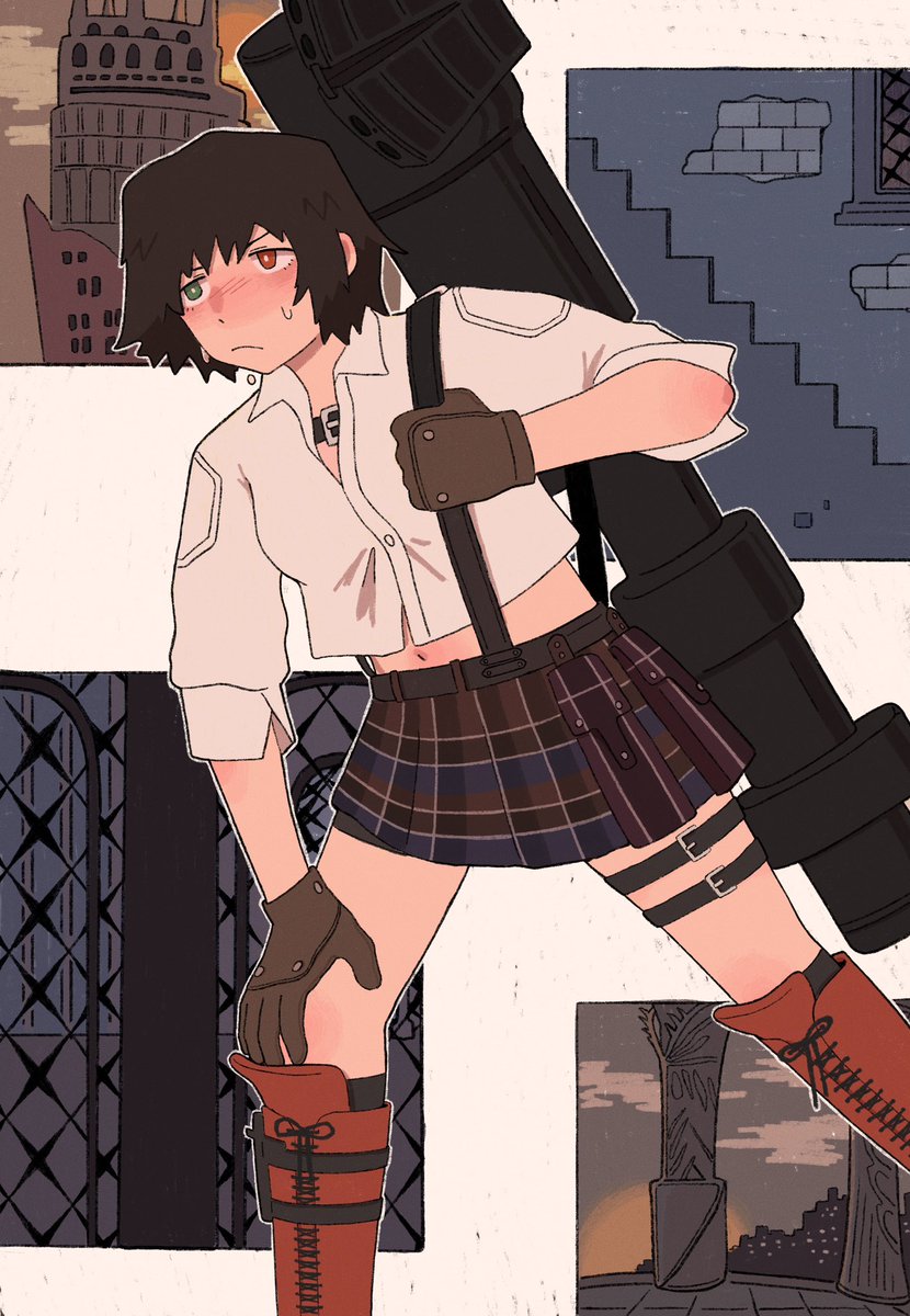 “妈妈，等着我，我一定为你报仇”
#DevilMayCry #DevilMayCry3 #DMC #DMC3 #Lady