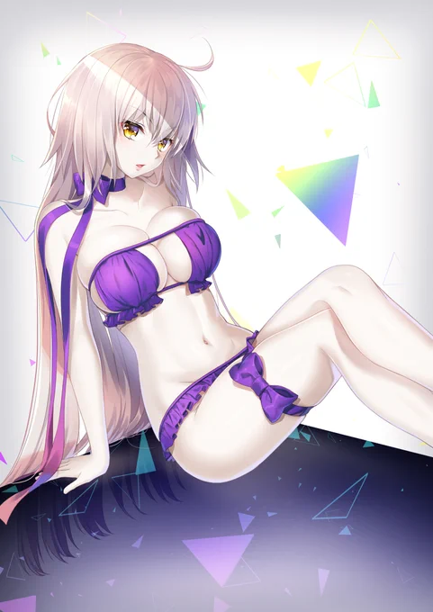暑いから水着でも!!昔描いた邪ンヌ 