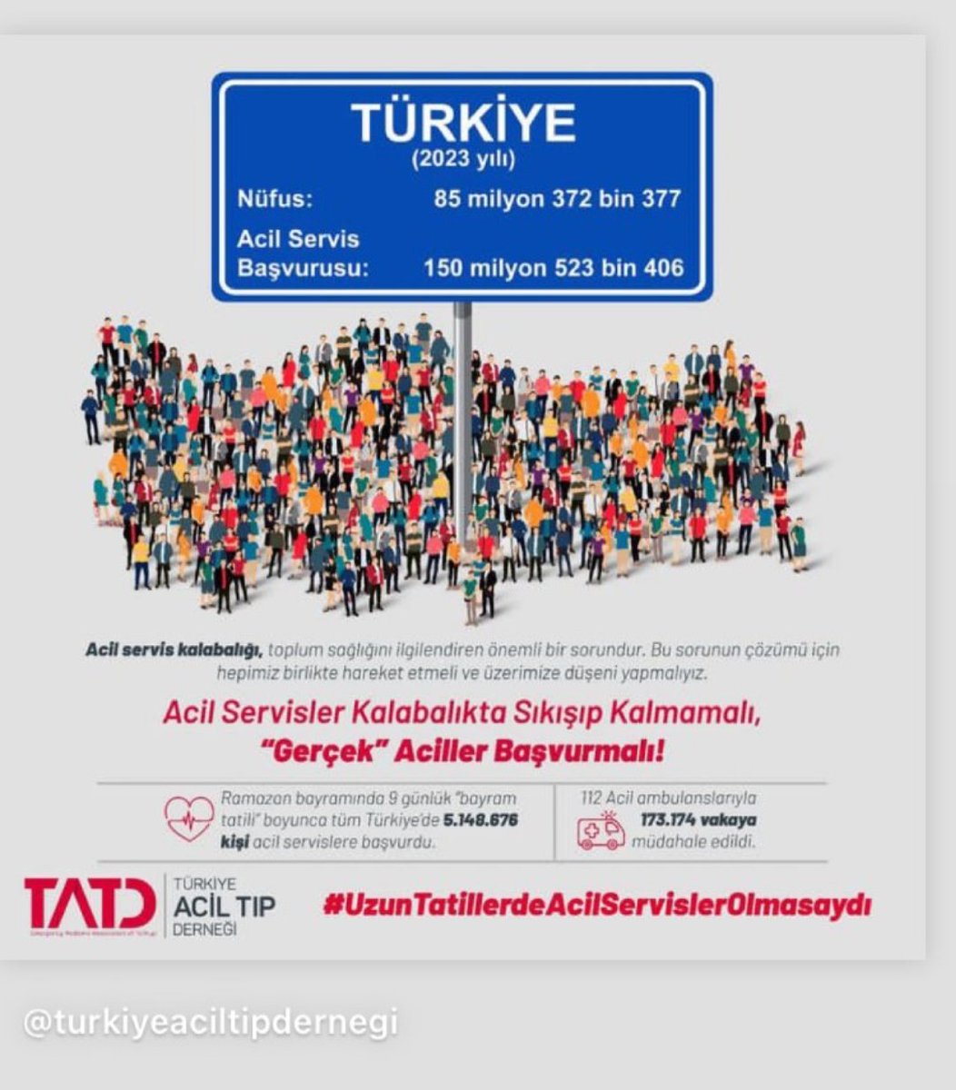 Bugün mesai bitimiyle beraber bugün dahil 10 gün sağlık hizmeti acil servislerde sürdürülecek..

ACİL DEĞİLSEN GELME !!!