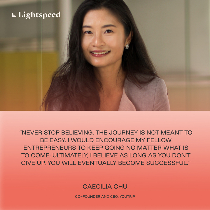 A founder's journey in building successful businesses is filled with challenges and setbacks. #CaeciliaChu, CEO and Co-Founder of <a href="/YouTripSG/">YouTrip</a>, believes unwavering perseverance and steadfast conviction lead to success, urging entrepreneurs to stay resilient and keep pushing forward